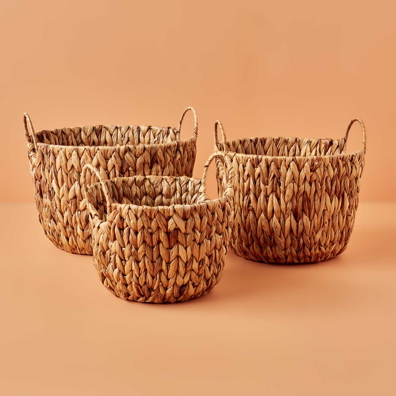 Caddy Su Sümbülü Sepet Naturel (30x30 cm) - 34x33 cm - NATUREL - 3