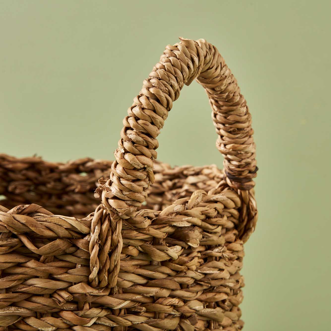 Lissa Hasır Dekoratif Sepet Naturel (33x26 cm) - 28x22 cm - NATUREL - 2
