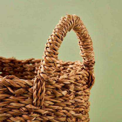 Lissa Hasır Dekoratif Sepet Naturel (33x26 cm) - 28x22 cm - NATUREL - 2