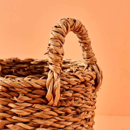Lissa Hasır Dekoratif Sepet Naturel (33x26 cm) - 23x19 cm - NATUREL - 2