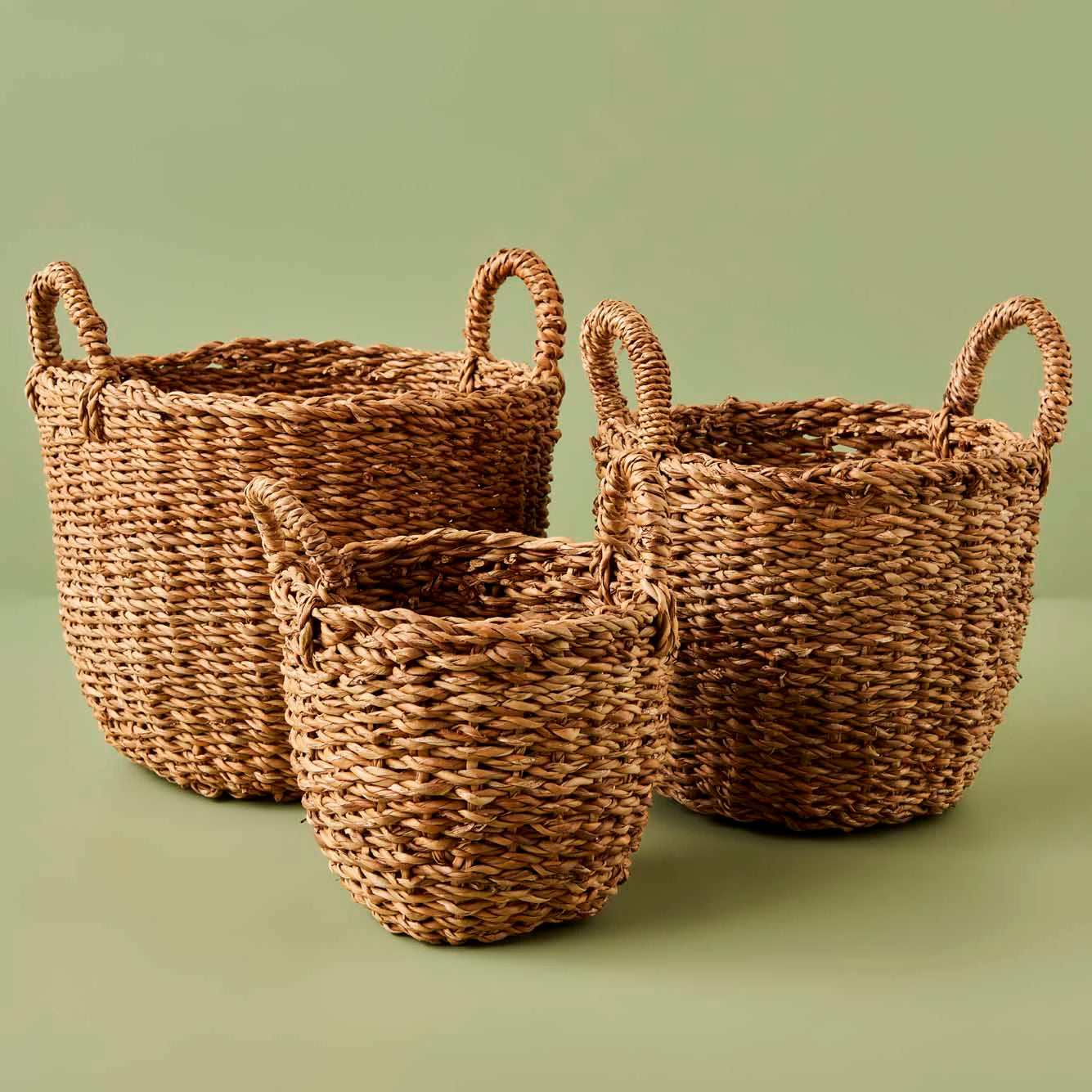 Lissa Hasır Dekoratif Sepet Naturel (33x26 cm) - 23x19 cm - NATUREL - 3