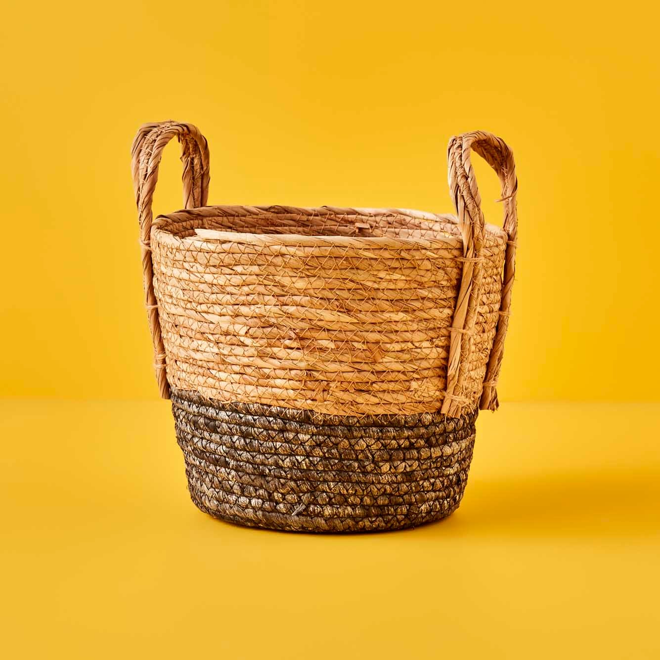 Laris Hasır Dekoratif Sepet (25x21 cm)