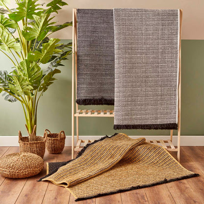 Petite Tile Kilim Antrasit (120x180 cm) - 80x150 cm - ANTRASİT - 5