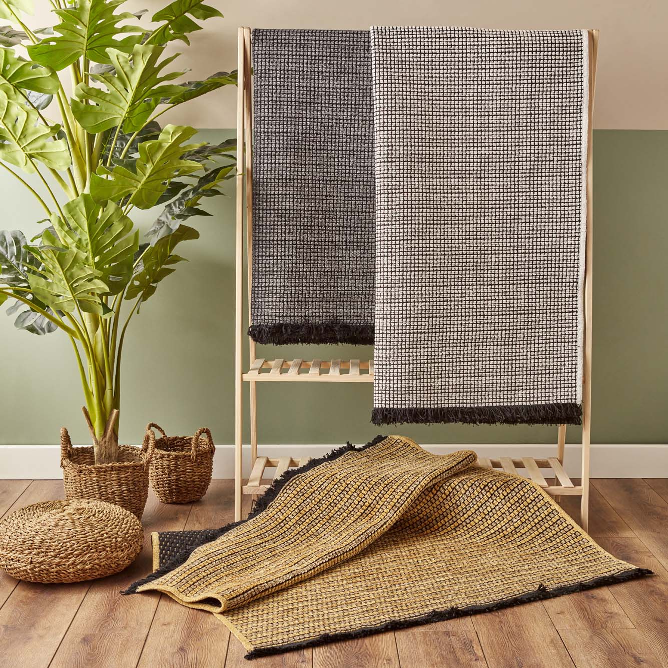 Petite Tile Kilim Antrasit (120x180 cm) - 5