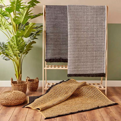 Petite Tile Kilim Antrasit (120x180 cm) - 160x230 cm - ANTRASİT - 5