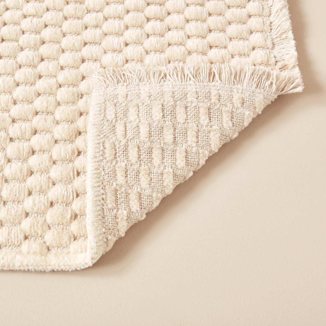 Honeycomb Kilim Bej (80x150 cm) - 60x100 cm - KREM - 4