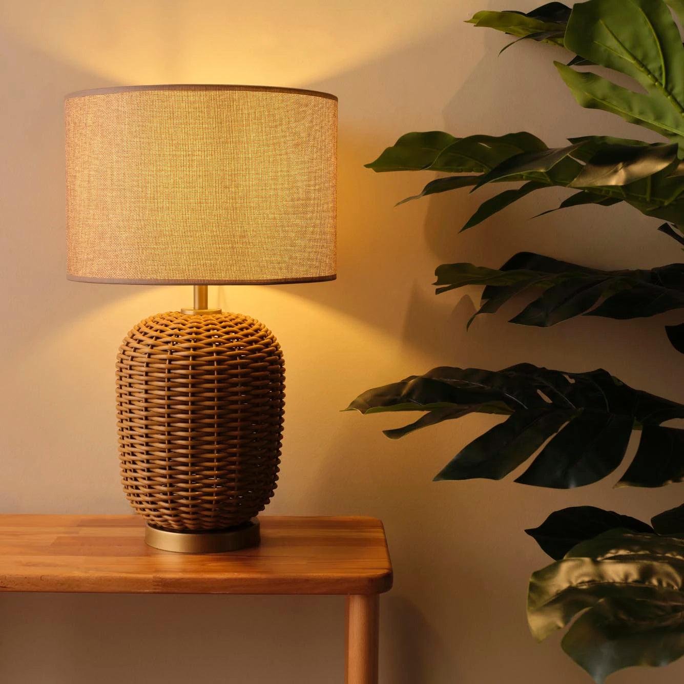 Wells Rattan Abajur Naturel (12x30 cm) - 2