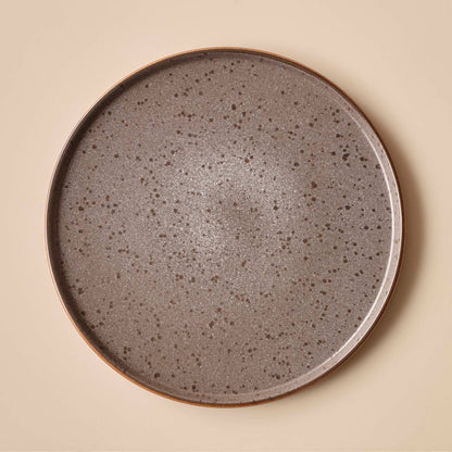Guarda Stoneware Servis Tabağı Gri (27 cm)