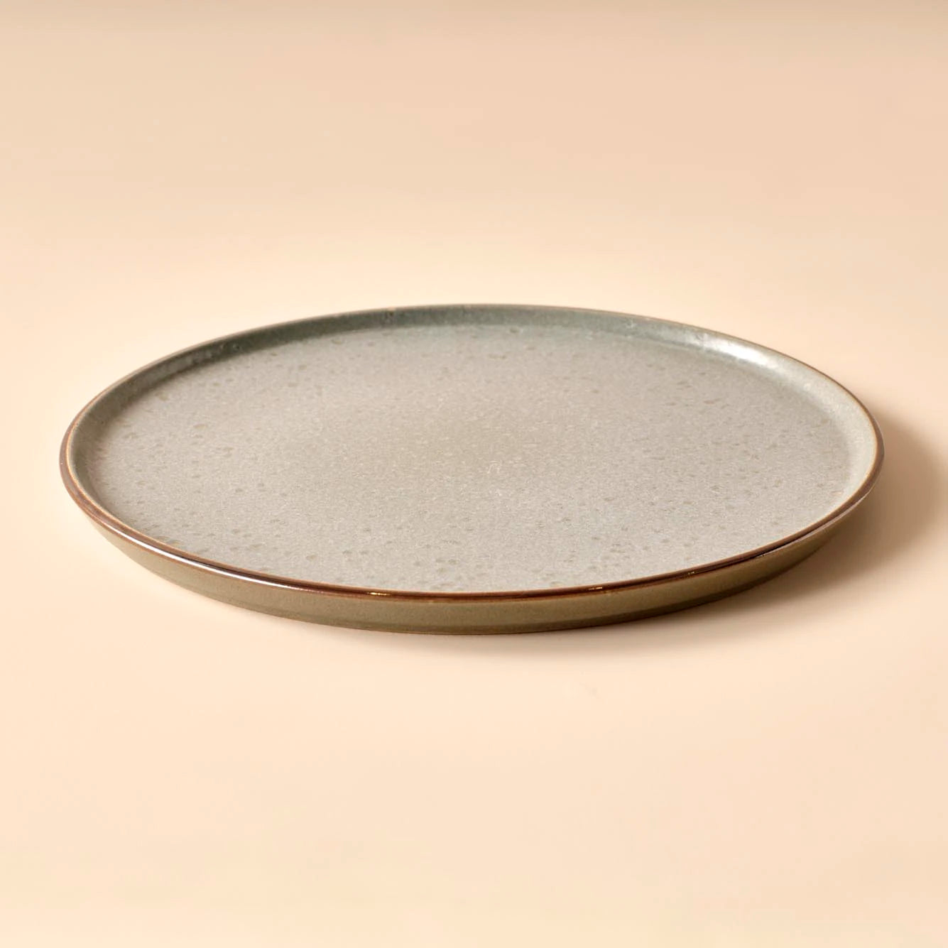 Guarda Stoneware Servis Tabağı Gri (27 cm) - YEŞİL - 27 cm - 2