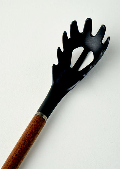 Golby Makarna Kepçesi Siyah (32x6 cm) - 2