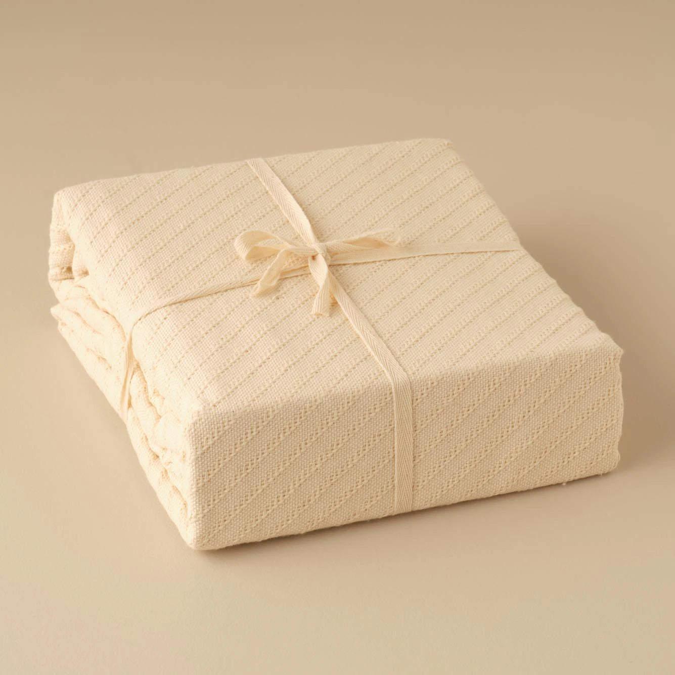 Stripe %100 Pamuk - 150x220 cm - NATUREL - 5