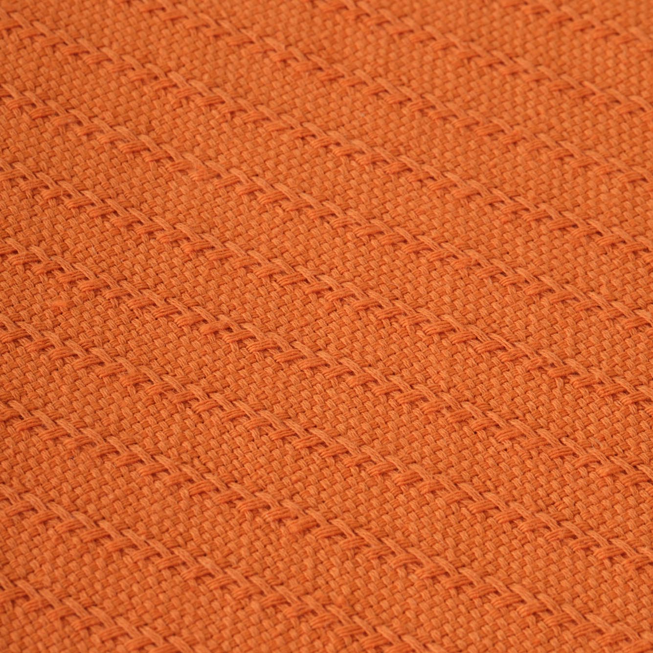 Stripe %100 Pamuk - 150x220 cm - KİREMİT - 2