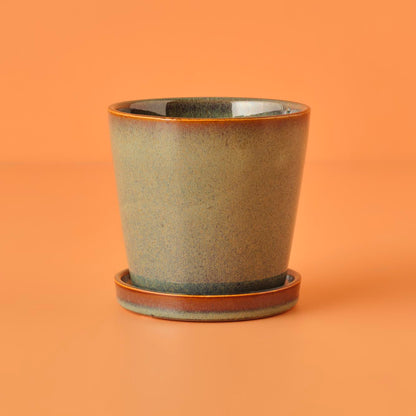 Cozy Porselen Saksı Krem (12,2x11,5 cm)