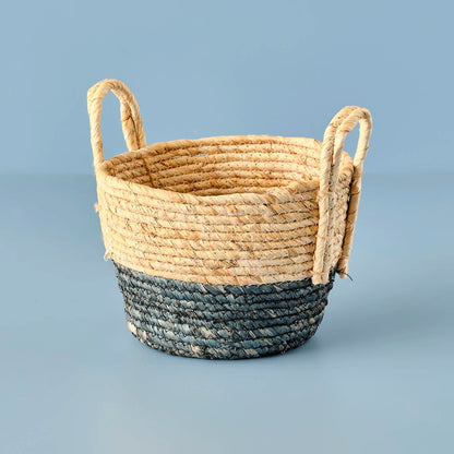 Arvis Hasır Sepet Mavi (33x26 cm)