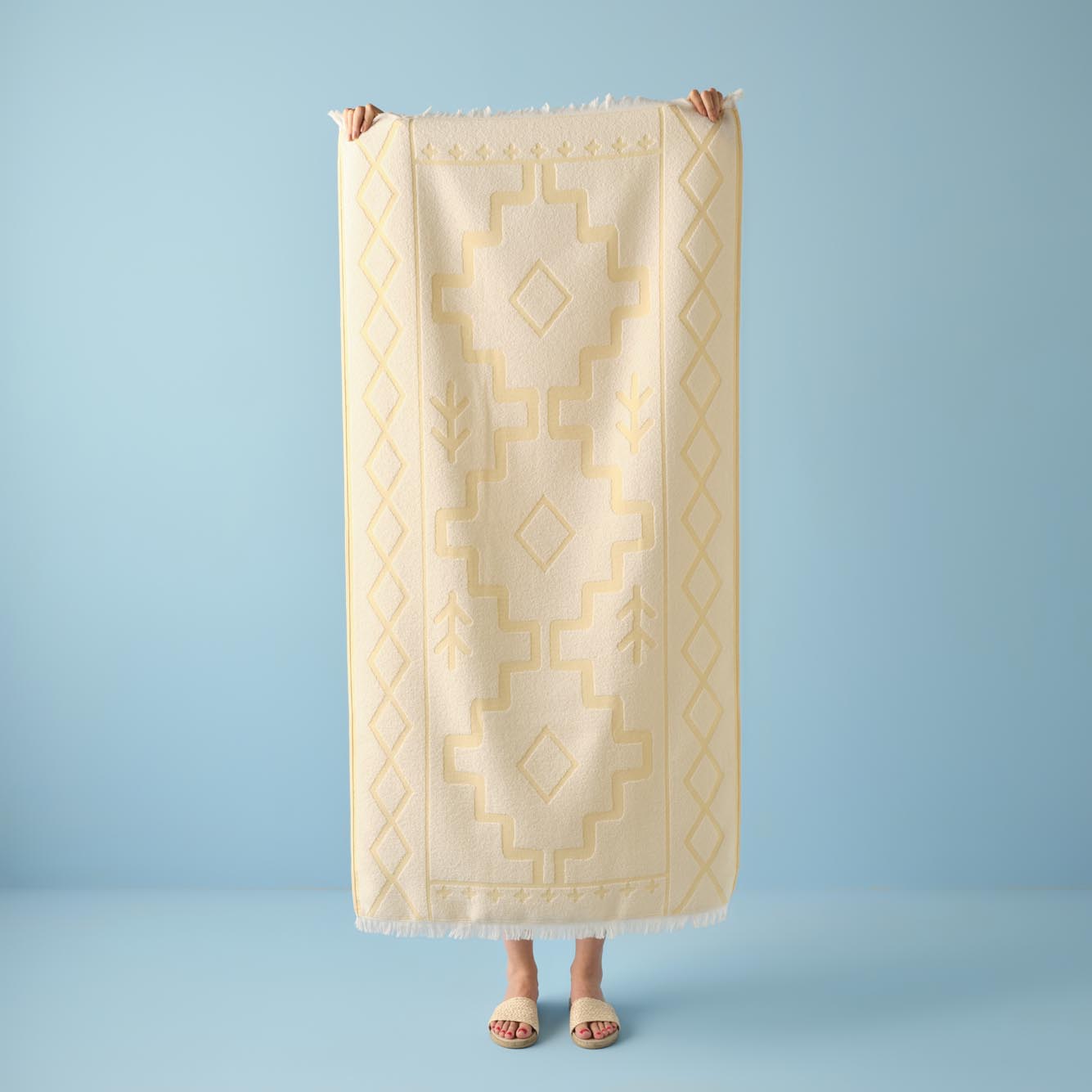 Carna Plaj Havlusu Kırmızı (75x150 cm) - SARI - 75x150 cm - 2