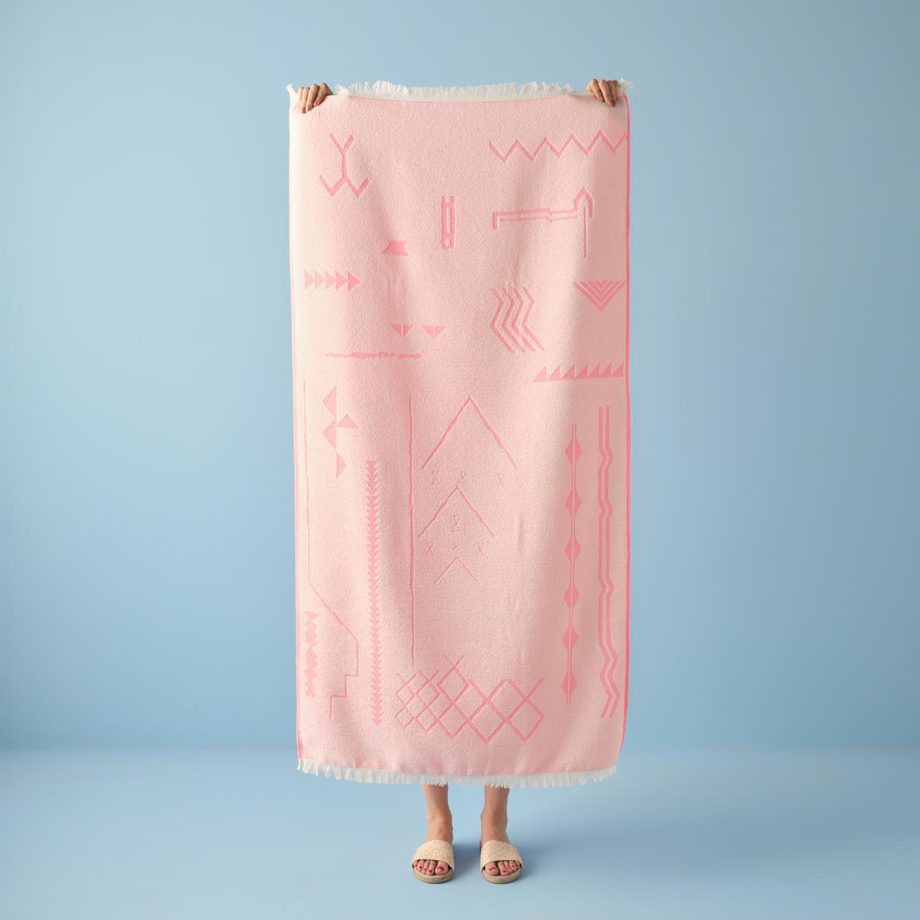 Luino Plaj Havlusu Kırmızı (75x150 cm) - NEON PEMBE - 75x150 cm - 2