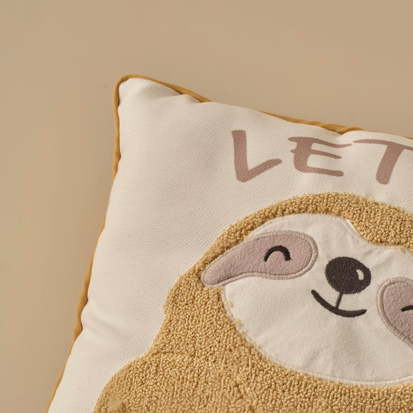 Let's Hug Kids Kırlent Bej (35x35 cm) - 3