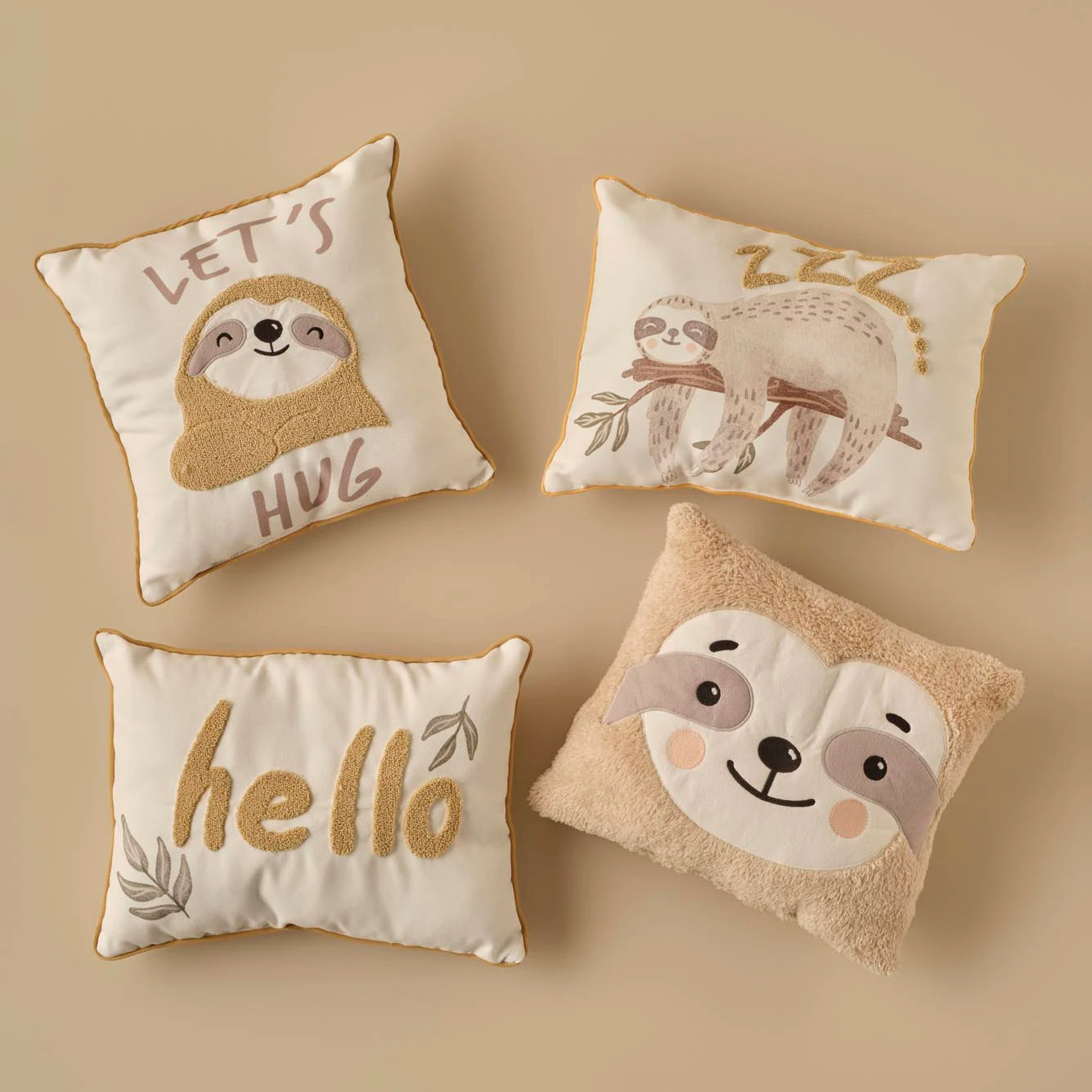 Let's Hug Kids Kırlent Bej (35x35 cm) - 5