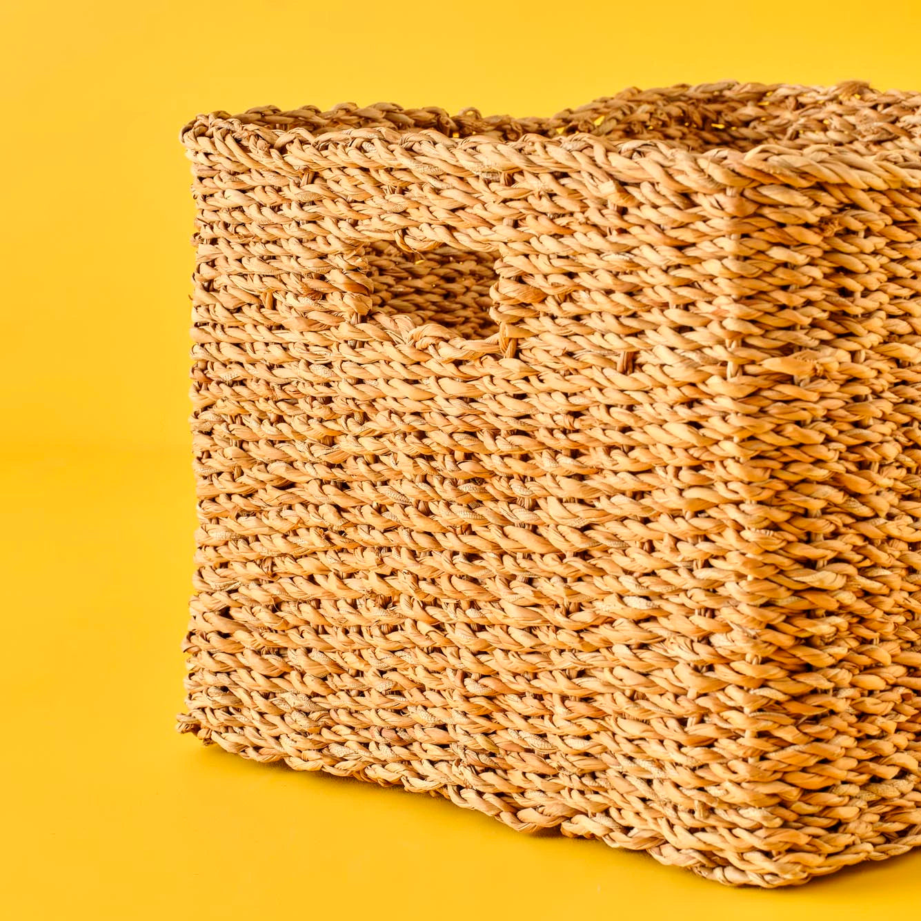 Breez Kare Hasır Sepet Naturel (25x25 cm) - 35x35 cm - NATUREL - 2