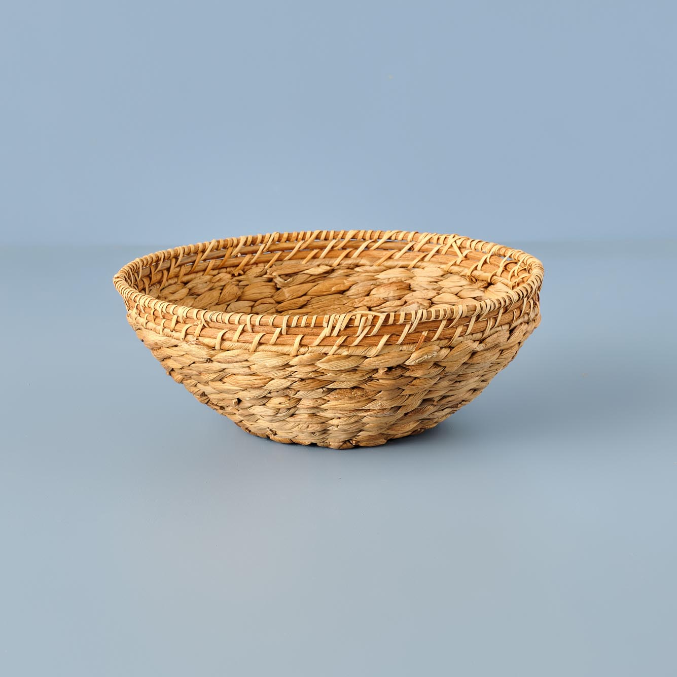 Adel Yuvarlak Su Sümbülü Sepet Naturel (28x10 cm)