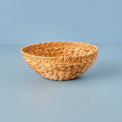 Adel Yuvarlak Su Sümbülü Sepet Naturel (28x10 cm)