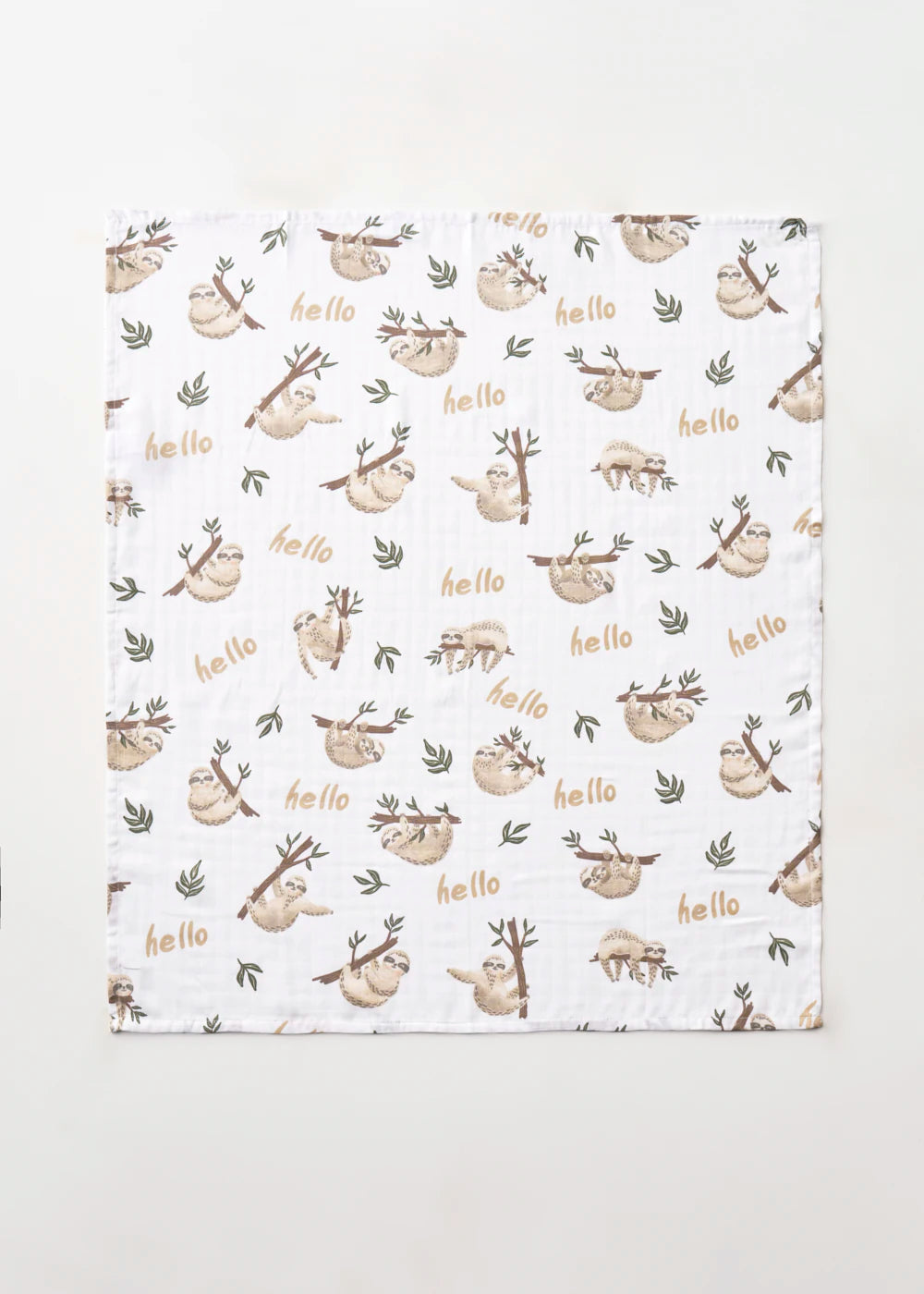 %100 Pamuk Sloth Müslin Pike Bej (90x100 cm)