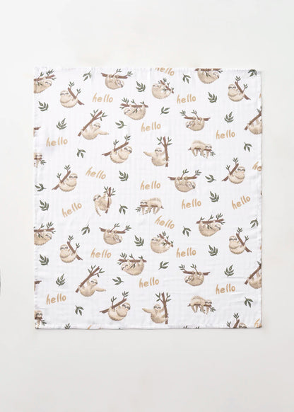 %100 Pamuk Sloth Müslin Pike Bej (90x100 cm)