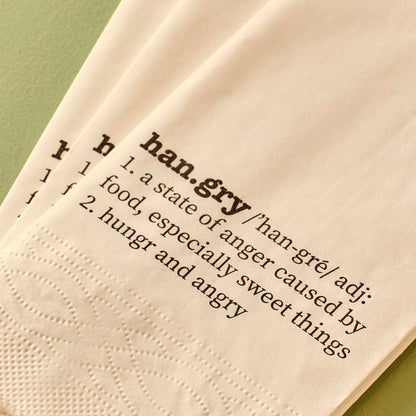 Hangry 25'li Peçete Beyaz (33x33 cm)