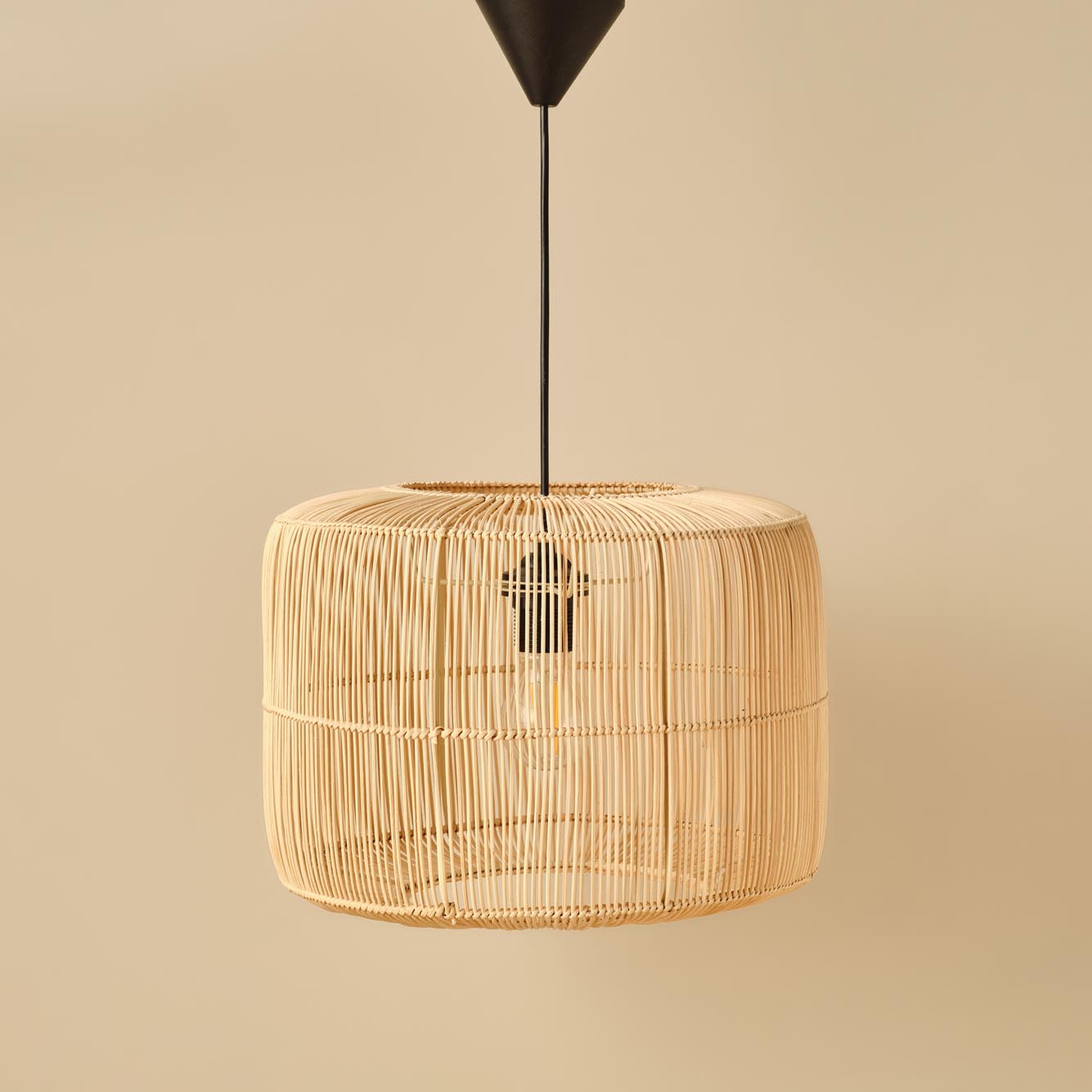 Rosia Rattan Sarkıt Naturel (35x26 cm)