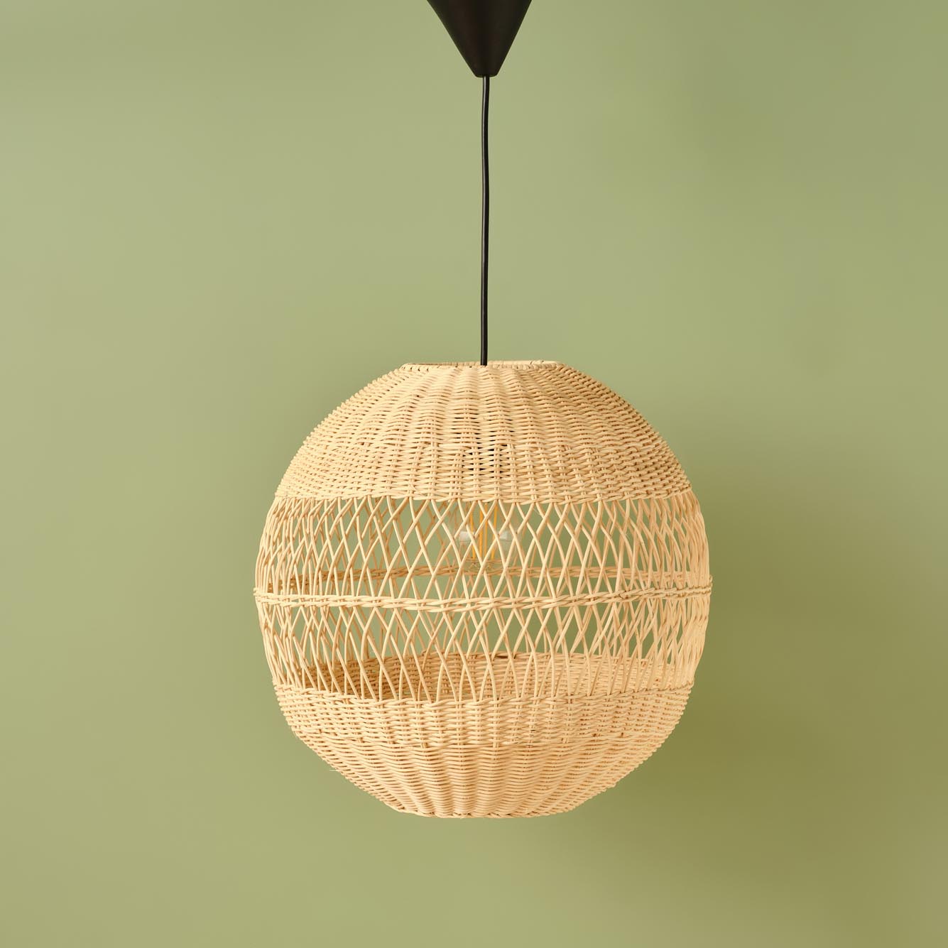 Salin Rattan Sarkıt Naturel (37x34 cm)