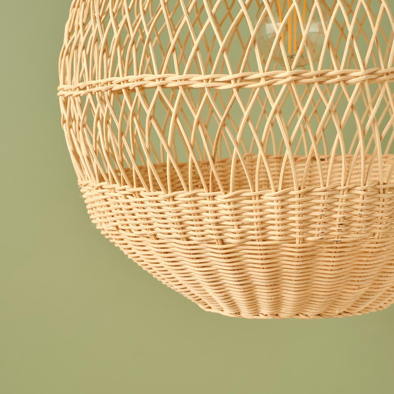 Salin Rattan Sarkıt Naturel (37x34 cm) - 2