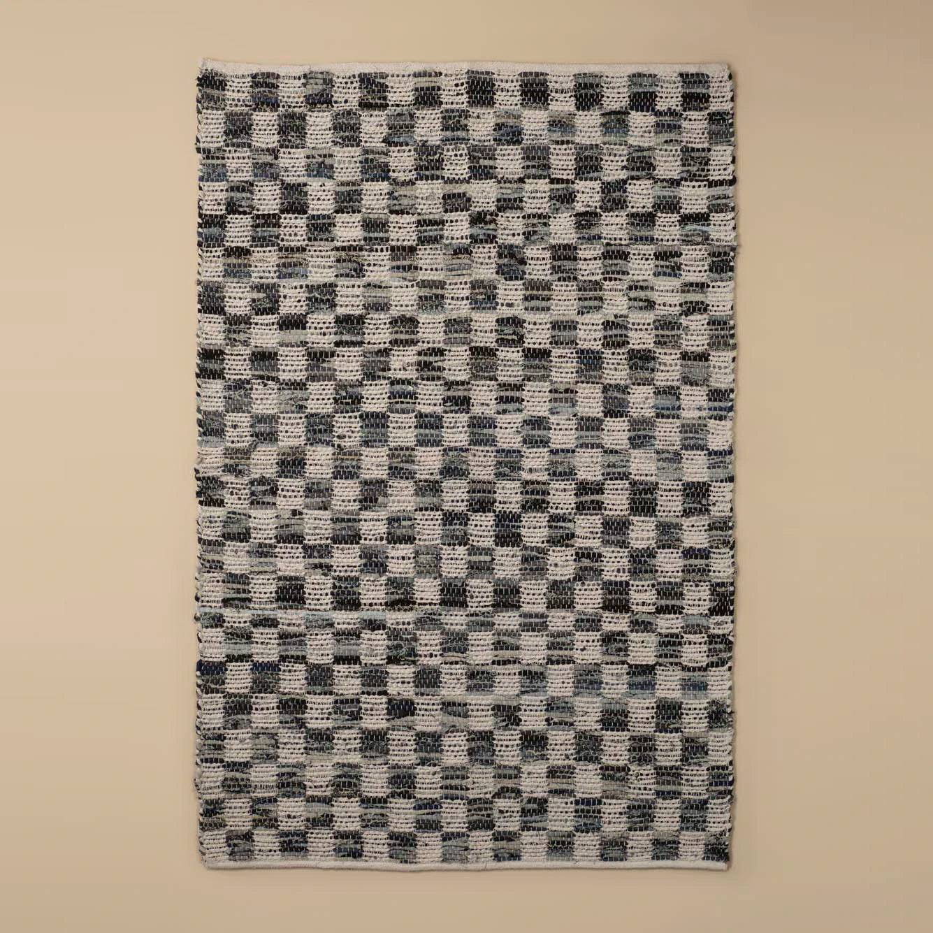 Checker Kilim Antrasit (120x180 cm) - 80x150 cm - ANTRASİT - 3
