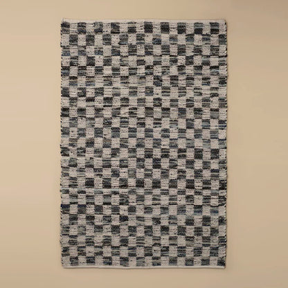 Checker Kilim Antrasit (120x180 cm) - 80x150 cm - ANTRASİT - 3