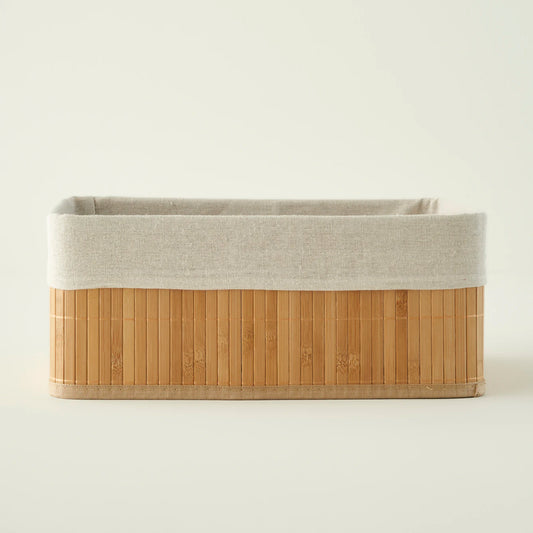 Bres Bambu Düzenleyici Kutu Naturel (37x26x15 cm)