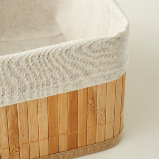 Bres Bambu Düzenleyici Kutu Naturel (37x26x15 cm) - 2