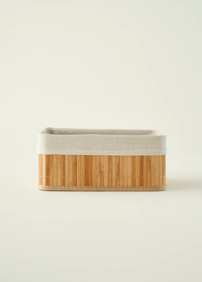 Bres Bambu Düzenleyici Kutu Naturel (31x22x13 cm)