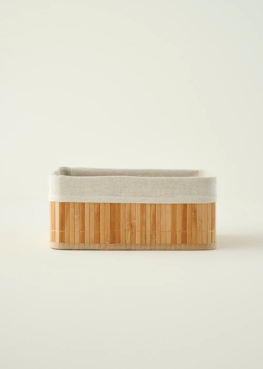 Bres Bambu Düzenleyici Kutu Naturel (31x22x13 cm)
