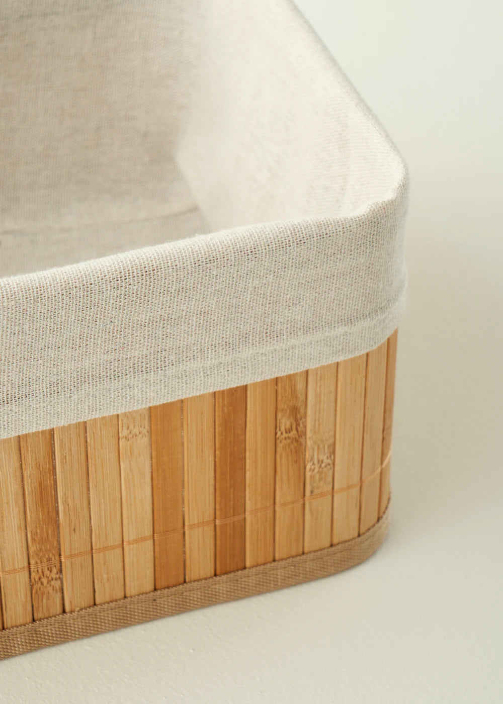 Bres Bambu Düzenleyici Kutu Naturel (37x26x15 cm) - 31x22x13 cm - NATUREL - 4