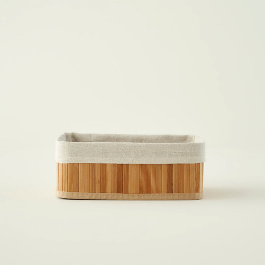 Bres Bambu Düzenleyici Kutu Naturel (27x17x10 cm)
