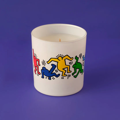 Keith Haring Colored Kokulu Mum Beyaz (200 gr)