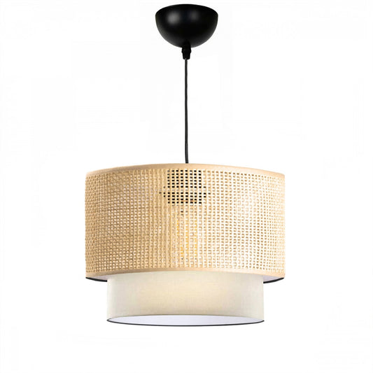Bambu Rattan Sarkıt Bej (30x20x70 cm) - 2