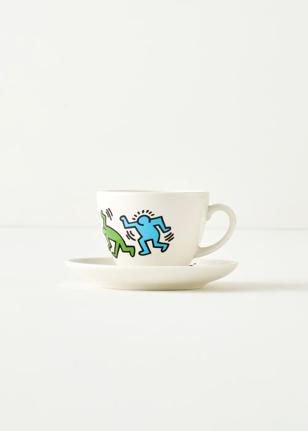 Keith Haring Colored Porselen 2'li Çay Fincanı Seti (220 cc) - 3