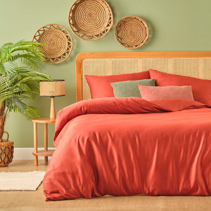 %100 Pamuk Saten Supreme Basic Super King Size Nevresim Seti (260x240 cm)