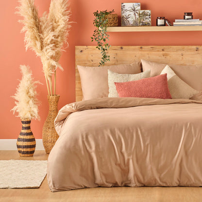 %100 Pamuk Saten Supreme Basic Super King Size Nevresim Seti (260x240 cm)