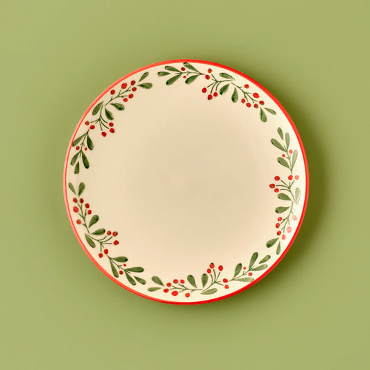 Cochina Seramik Servis Tabağı Kırmızı (26 cm)