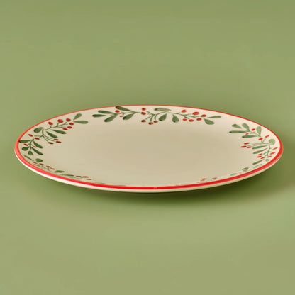 Cochina Seramik Servis Tabağı Kırmızı (26 cm)