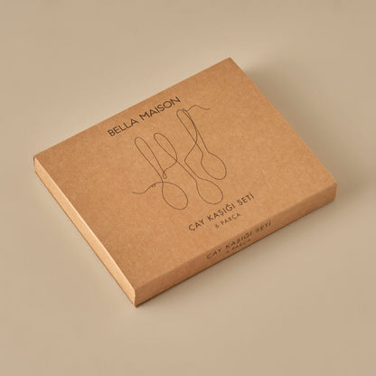Premium Gold 6'lı Çay Kaşığı Seti - SİLVER - 11 cm - 4