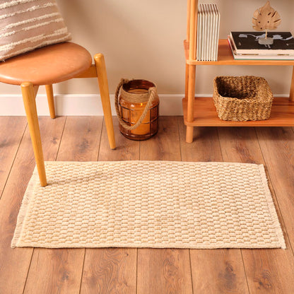 Honeycomb Kilim Bej (80x150 cm) - 4