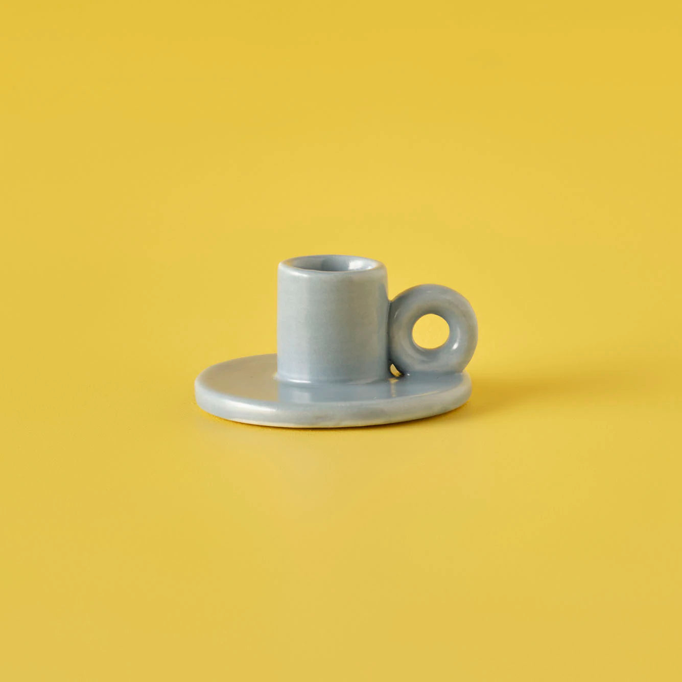 Nies Porselen Mumluk Açık Mavi (7x3 cm)