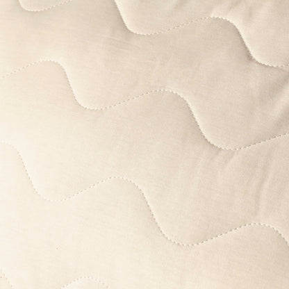 Microfiber Kapitoneli Yastık Alezi Beyaz (50x70 cm)